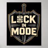 Lock In Mode Christian Poster (Voorkant)