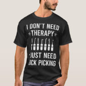 Lock Picking Lockpicking Lockpicker slotenmaker T-shirt (Voorkant)