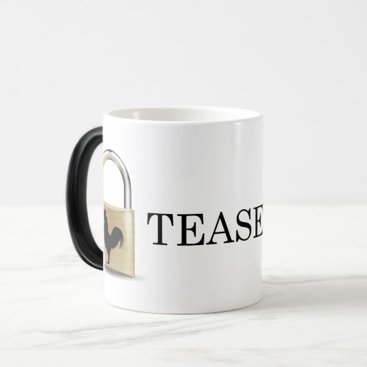 Lock Tease Magische Mok (Voorkant links)