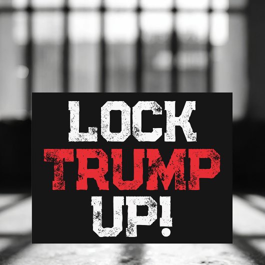Lock Trump Up Political Briefkaart