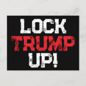 Lock Trump Up Political Briefkaart (Voorkant)