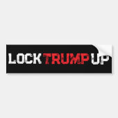 Lock Trump Up Political Bumpersticker (Voorkant)