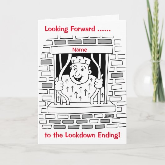 Lockdown Isolation loopt af als u vermist wordt Kaart (Voorkant)