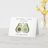 Lockdown Jubileum Kaart - Avocado Isolatie (Gele Bloem)