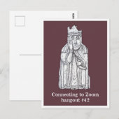 Lockdown Mods: Lewis chessmen - The Queen Briefkaart (Voorkant / Achterkant)