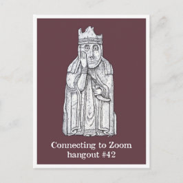 Lockdown Mods: Lewis chessmen - The Queen Briefkaart