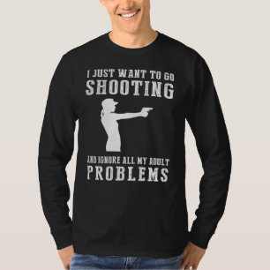 Locked & Loaded for Laughs: het wegschieten van vo T-shirt