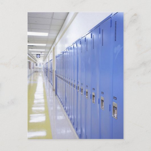 Locker-rij Briefkaart (Voorkant)