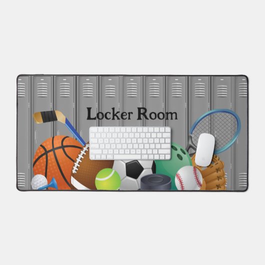 Locker Room Design Desk Mat (Clavier et souris)