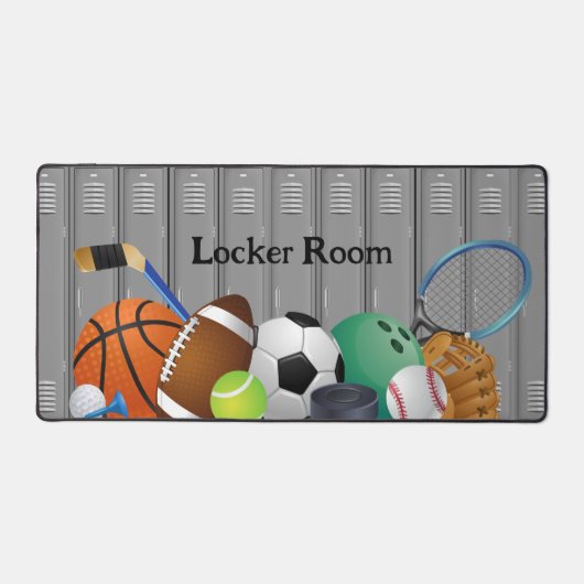 Locker Room Design Desk Mat (Recto)