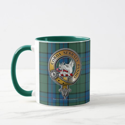 Lockhart Tartan & Badge Mok (Links)