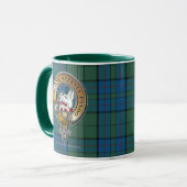 Lockhart Tartan & Badge Mok (Voorkant links)