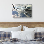 Lockheed Electra Canvas Afdruk (Insitu (Slaapkamer))