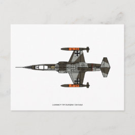 Lockheed F-104 Starfighter (Duitsland) Briefkaart