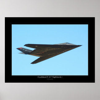 Lockheed F-117 Nighthawk Poster