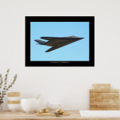 Lockheed F-117 Nighthawk Poster (Keuken)