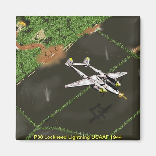 Lockheed Lightning Magneet (Voorkant)