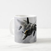 "Lockheed Martin F-22 Raptor"mug Koffiemok (Voorkant links)