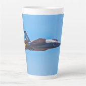 Lockheed Martin F-35A Lightning II Latte Mug (Devant)