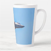 Lockheed Martin F-35A Lightning II Latte Mug (Droite)
