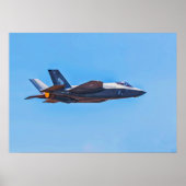 Lockheed Martin F-35A Lightning II Poster (Voorkant)
