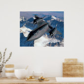 Lockheed SR-71 Blackbird Poster (Keuken)