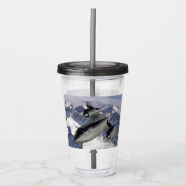 Lockheed SR-71B Blackbird Acryl Drinkbeker