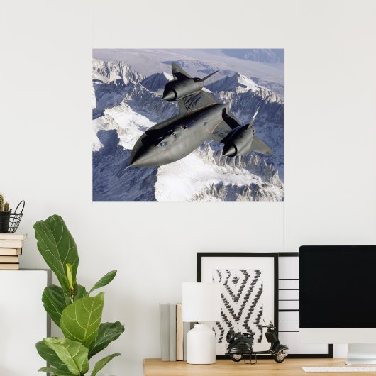 Lockheed SR-71B Blackbird Poster (Thuiskantoor)