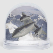 Lockheed SR-71B Blackbird Sneeuwbol (Achterkant)