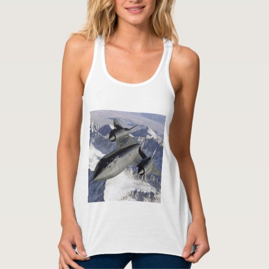 Lockheed SR-71B Blackbird Tanktop (Voorkant)