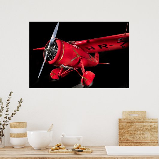 Lockheed Vega 5B, Amelia Earhart Poster (Keuken)
