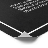 Lockheed Vega 5B - Vliegtuigplannen PD Poster (Hoek)