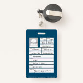 Locksmith Badge (Achterkant met intrekbare)