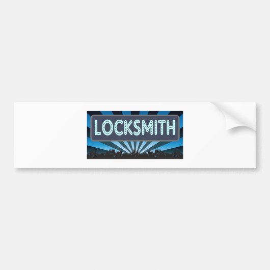 Locksmith Marquee Bumpersticker (Voorkant)