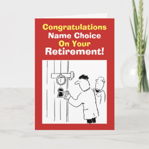 Locksmith Retirement Kaart