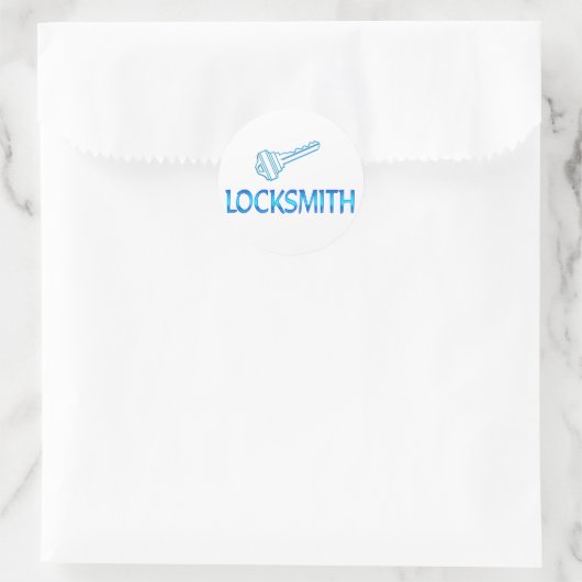 Locksmith Ronde Sticker (Tas)
