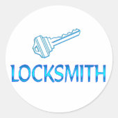 Locksmith Ronde Sticker (Voorkant)
