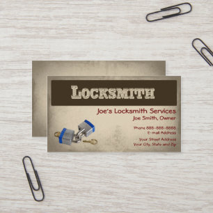Locksmith Visitekaartje