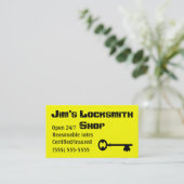 Locksmith visitekaartjes (Staand voorkant)