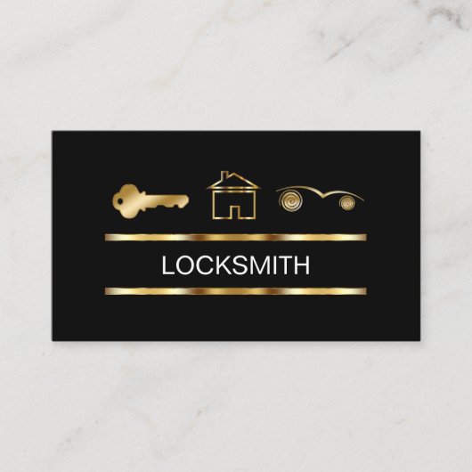 Locksmith Visitekaartjes (Voorkant)