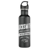 Locksmith Work Title Cadeau Waterfles (Voorkant)