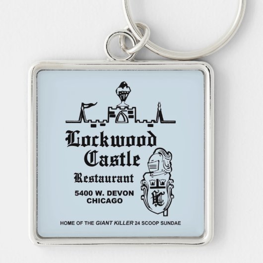 Lockwood Castle Restaurant, Chicago, IL Sleutelhanger (Voorkant)