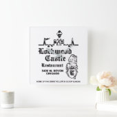 Lockwood Castle Restaurant, Chicago, IL Vierkante Klok (Huis)