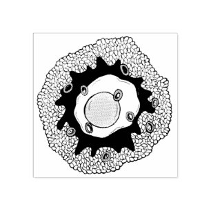 Loco Moco Hawaiian Cuisine Food Rice Hamburger Egg Rubberstempel