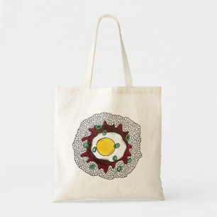 Loco Moco Hawaiian Cuisine Food Rice Hamburger Egg Tote Bag