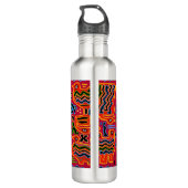 Loco Pajaros con Dos Cabezas Waterfles (Achterkant)