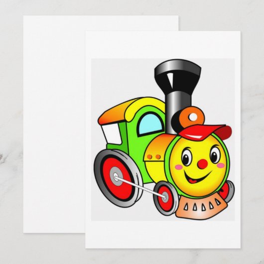 locomotief kaart (Voorkant / Achterkant)