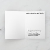 Locomotief Krans Kerst Kaart (Binnen)