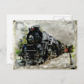  locomotief, lang briefkaart (Voorkant / Achterkant)