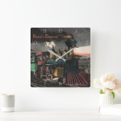 locomotief Night Express - aangepaste trein Vierkante Klok (Huis)